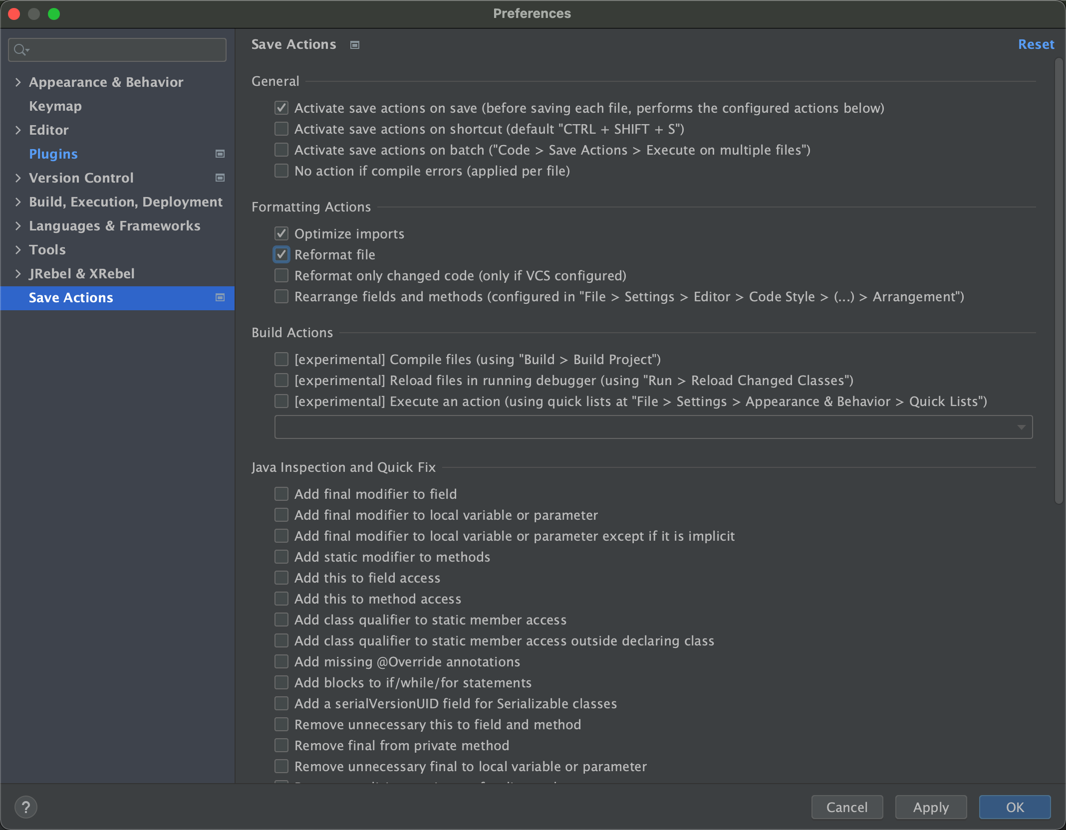 save-actions-config